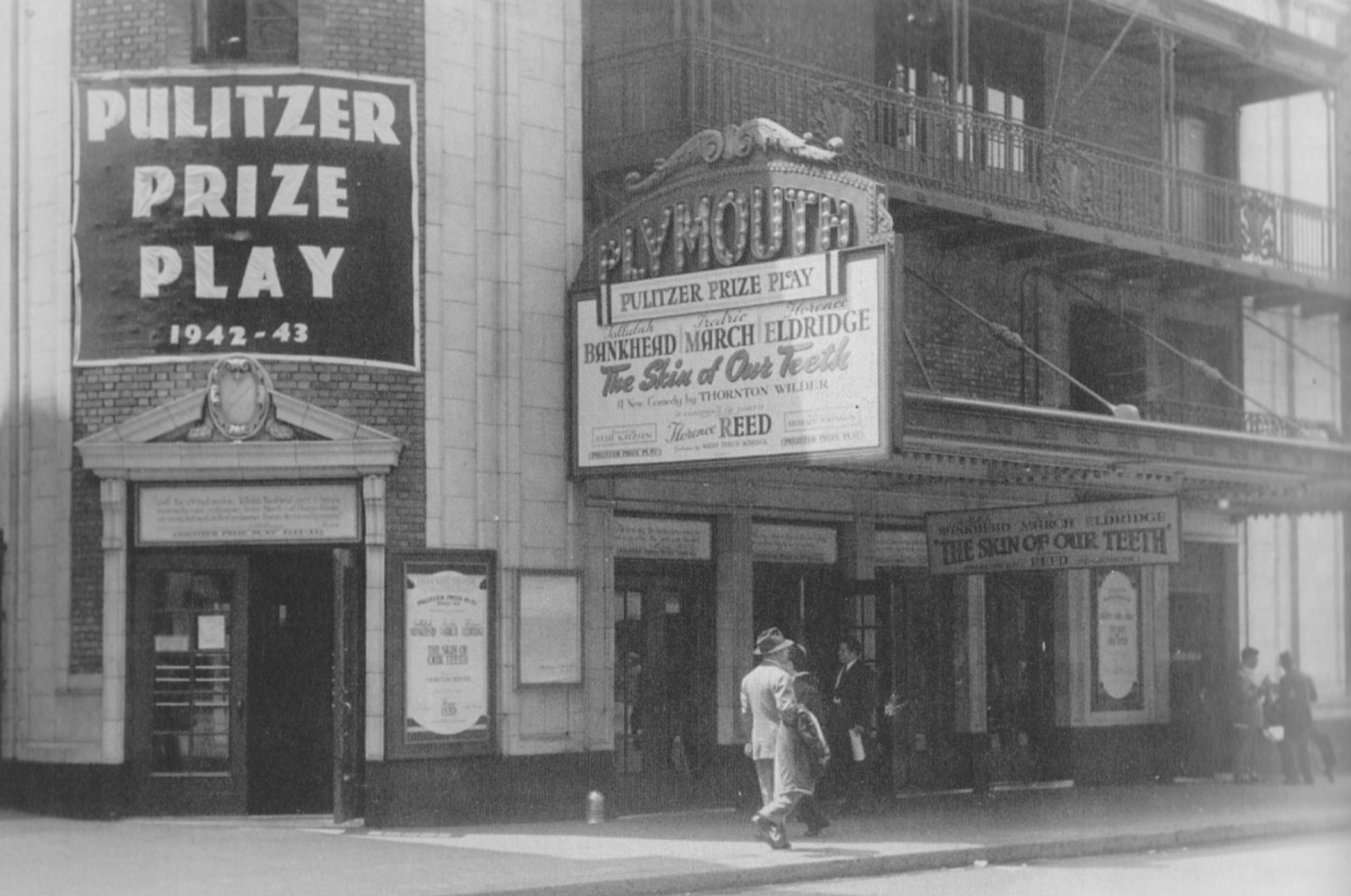 Plymouth and Booth Theatre: New York City, NY (Vintage)